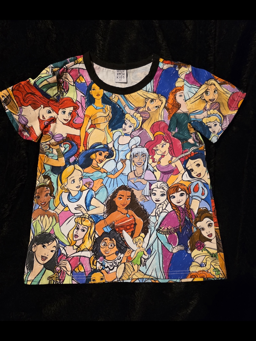Wild Rich Kids Disney Princess Kids Tee